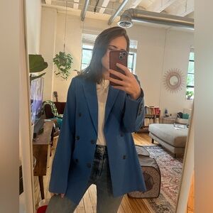 80s Style Blue Blazer